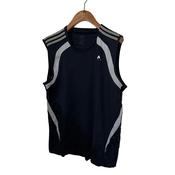 Vintage Men’s Black Adidas Tank Top – Size XL | Classic Athletic Streetwear image