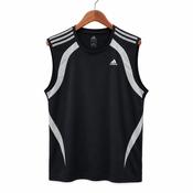 Vintage Men’s Black Adidas Tank Top – Size XL | Classic Athletic Streetwear image
