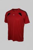 Vintage red Adidas ClimaCool jersey-style t-shirt, Size 2XL image