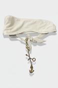 Vintage y2k top melon white bikini top image
