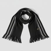Vintage women grey cashmere arcylic rectangular scarf|L70 W9|SKU 6339 image