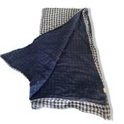 Vintage women Navyblue Levi's plaid scarf|L40 W40|SKU 6370 image