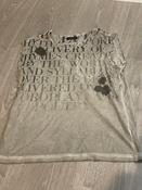 Rubynee Vintage y2k Zara Man beige tshirt image