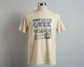 Vintage y2k Quiksilver cream T-shirt image