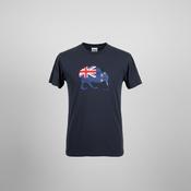 Mens blue Union Jack T-Shirt size S image