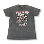 Rubynee Vintage y2k FB sisters grey graphics tshirt size S image