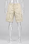 VINTAGE Y2K GAP OUTDOOR HERITAGE CARGO SHORTS FOR MEN IN BEIGE image