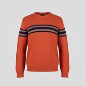 Vintage men American Eagle Outfitters orange pattern cable knitted sweatshirt in XL|L29W22|SKU 6492 image