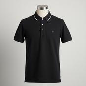 Vintage y2k Jack &amp; Jones blue mens short sleeve polo shirts image