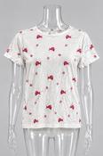Rubynee Vintage y2k Pimkie white tshirts with small printed motifs image