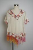Rubynee Vintage y2k white beach ladies top image