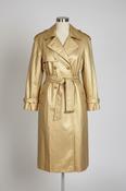 Vintage y2k London TownE female trench yellow coat image
