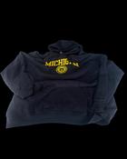 Vintage Champion Hoodie Reverse Weave Michigan Blue 2000's Men's Oversized XL L29 W 25|SKU 5009 image