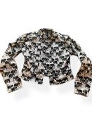 Rubynee Vintage y2k Shirt with all-over elephant pattern design size M image