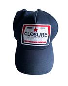 Y2K Couture hat with blue and red label , perfect condition |SKU 5069 image
