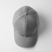 Vintage y2k wool baseball grey cap image