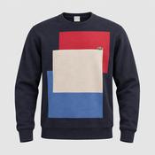 Vintage  small monogram Lacoste Cotton Jumpers &amp; Cardigans for Men jumper-blue L25  W  19 SKU 5143