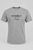 Vintage 90s Universal souvenir Studios Orlando Embroidered Shirt Men's Grey T-shirt ;Size M/L Faded Navy Logo L 30 W 21 SKU 5166