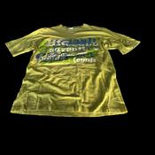 Vintage diadora Men's Yellow and Green T-shirt  IN S/M L 27 W 19 SKU 5171 image