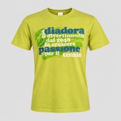 Vintage diadora Men's Yellow and Green T-shirt  IN S/M L 27 W 19 SKU 5171