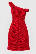 vintage y2k red dress L 28 W 24 UK 12 SIZE L SKU  5172