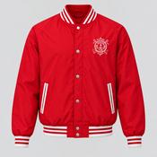 Rare Vintage American college ; Red Windbreaker Jacket size xxl , xxl l 31 w 28 sku 5174 zipper broken button works 