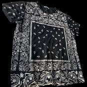 P2P BANDANA PATCHWORK kakashi T SHIRT black XL. L 28 W 22 SKU 5176 image