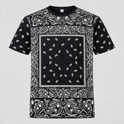P2P BANDANA PATCHWORK kakashi T SHIRT black XL. L 28 W 22 SKU 5176