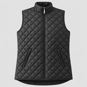 Ladies Diamond Quilt Padded Gilet - Polyester Outer Shell Coats, Jackets Vests for Women in size S/M L 26 W 17 sku 5187