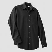 KLoke oversize black women's shirt in size L  L32 W 32 linen like material sku 5197