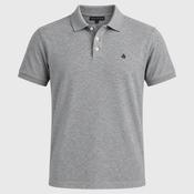 GREY WOMENS SLIM FIT SHORT SLEEVE FRENCG CONNECTION  POLO SMALL SHIRT  L 27 W 21 SKU 5208 