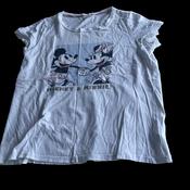 Disney White T-Shirts for Women M/L  L 26 W 19 SKU 5211 image