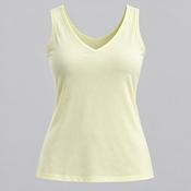 REISS Yellow Women's Sleeveless Cotton Tee-shirt L 25 W17 SKU 5217