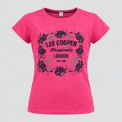 Lee Cooper Pink Short Sleeve Tops  Shirts for Women L 26 W 19 UK 16/XL SKU 5226