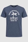Palms Men's Printed Slim Fit Crew Neck T-Shirt image