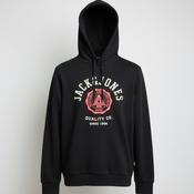 JACK &amp; JONES Logo Sweat Hood 2 Col 22/23 Black - Size L/XL  SKU: 4067