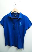 Vintage large blue polo ralph lauren polo shirt image