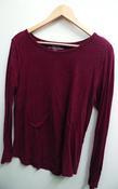 Vintag GAP wine round neck long sleeve tee image
