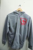 Vintage Cabrini medium grey zip up hoodie