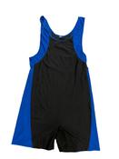 Black unisex sleeveless sport bodysuit