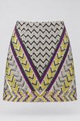 Zara multi Beaded Mini Skirt beaded detail W 30 L 13 SKU 5281 image