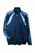 Vintage men Adidas training zipper high neck blue/white jacket M|L29W19|SKU 6678 image