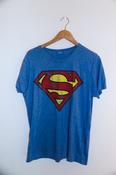 Vintage Old Navy Dc Comics Superman blue small T-Shirt For Adults image