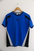 Vintage blue Man Puma Teampacer medium Short Sleeve T-shirt image
