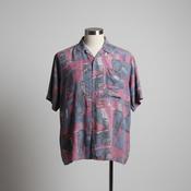 Vintage  Galileo multi men's abstract pattern shirts in XL| L33 W26| SKU 5338 image