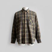 Vintage men's pattern S.oliver thick heavy shirt Labels say L fits like XL|L33W23|SKU 5339 image