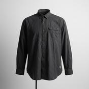VINTAGE MENS URBAN DISTRICT ANGELO LITRICO LONG FITTED SLEEVED SHIRT XL BLACK|L33W23|SKU 5340 image