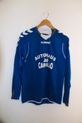 Vintage blue hummels mens small long sleeve tees with 21 at the back image