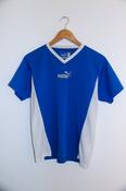 vintage puma blue and white mens V-neck Xsmall tees image