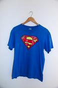 Vintage Dc comics Superman blue small tees image